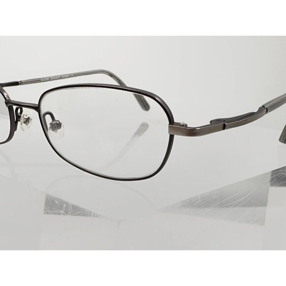 Eddie Bauer Arlington Granite Eyeglasses Frame Silver/gray 51-18–135 (LE-1) - Picture 3 of 11